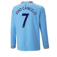 Manchester City Joao Cancelo #7 Hjemmebanetrøje 2022-23 Langærmet